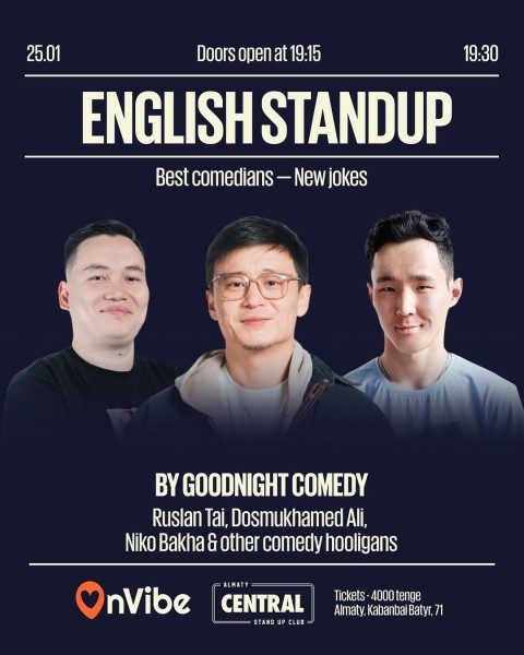 Stand Up: English StandUp┃Алматы 25.01.2026