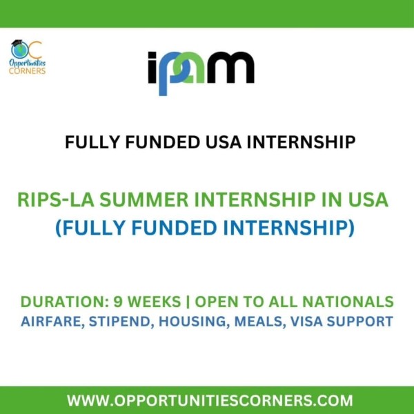 Летняя стажировка RIPS Summer Internship 2026 в США