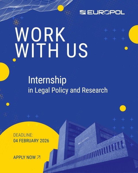 Стажировка в Европоле в сфере правовой политики и аналитики | Europol Strategic Policy and Research Internship