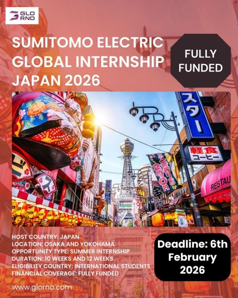 Международная стажировка Sumitomo Electric 2026 в Японии | Sumitomo Electric Global Internship 2026 in Japan