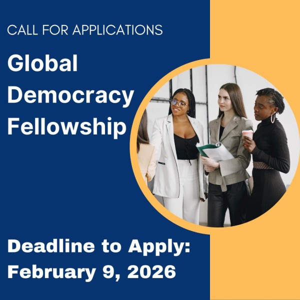 Программа Global Democracy Fellowship 2026