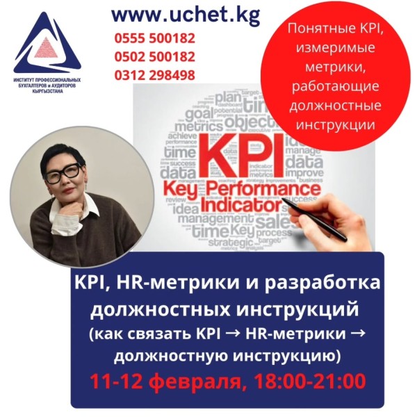 Тренинг: «KPI, HR-метрики и разработка должностных инструкций»
