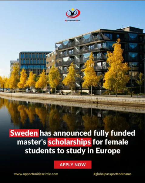 SI Pioneering Women in STEM 2026 | Учёба в Швеции с полной стипендией