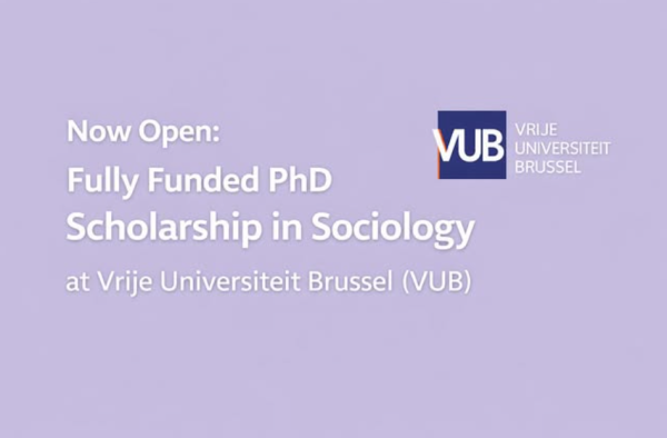 Программа стипендий PhD Scholarship in Sociology at Vrije Universiteit Brussel в Бельгии
