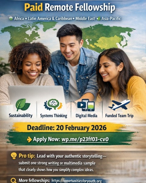 Club of Rome Communications Fellowship 2026 — оплачиваемая удалённая стажировка в сфере коммуникаций