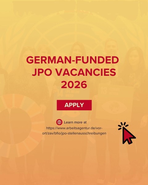 Программа стажировок German-Funded JPO Vacancies 2026