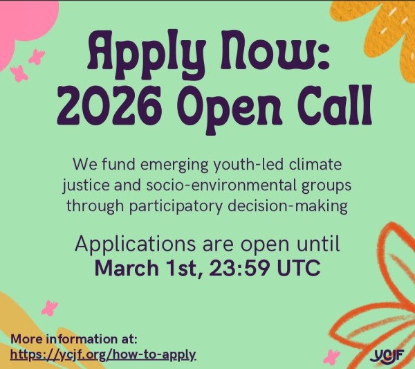 Программа грантов Youth-Led Climate Justice Grants 2026