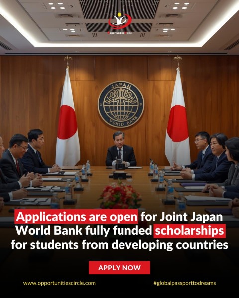 Joint Japan–World Bank Scholarship 2026 | Полностью финансируемое обучение
