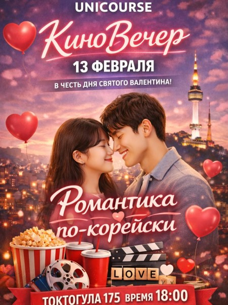 Атмосферный киновечер студентов в честь дня Святого Валентина | 13.02.2026