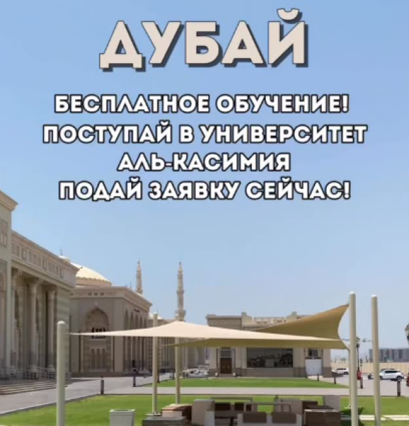 Прием заявок в Университет Аль-Касимия в ОАЭ