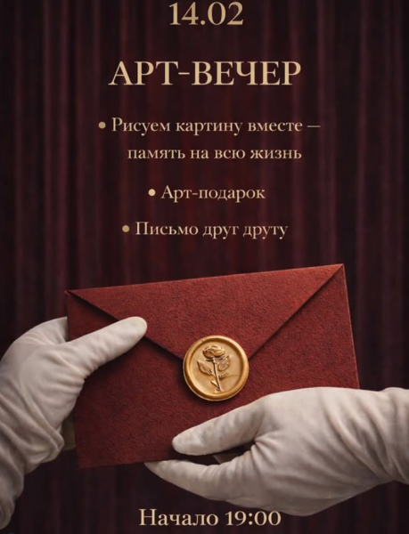 Арт-вечер в День Влюбленных| Бишкек 14.02.2026