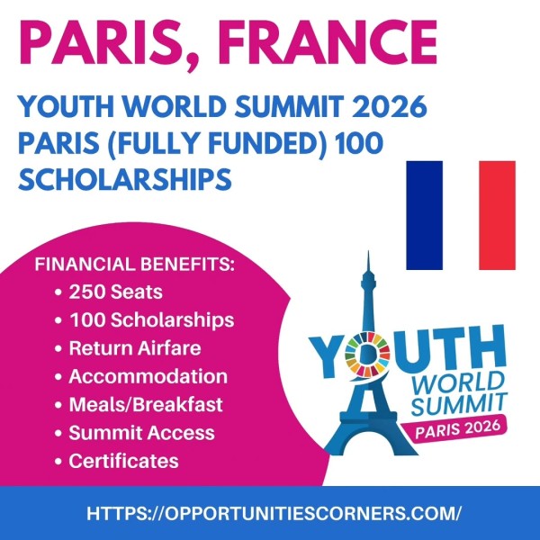 Международный молодёжный саммит в Париже 2026 (полное финансирование)