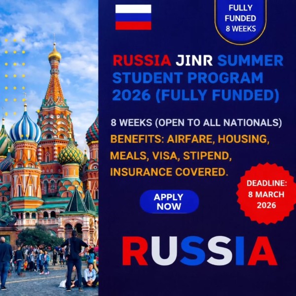 Летняя студенческая программа Россия JINR 2026 | Russia JINR Summer Student Program 2026