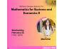 Промежуточное занятие по подготовке к экзамену Математика для бизнеса и экономики II