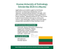 Программа стипендий  Kaunas University of Technology Scholarship 2026 в Литве