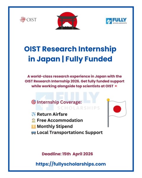 OIST Research Internship 2026: Наука без границ