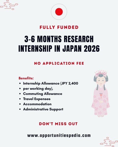 🇯🇵 Полностью финансируемая исследовательская стажировка OIST — Весна 2026