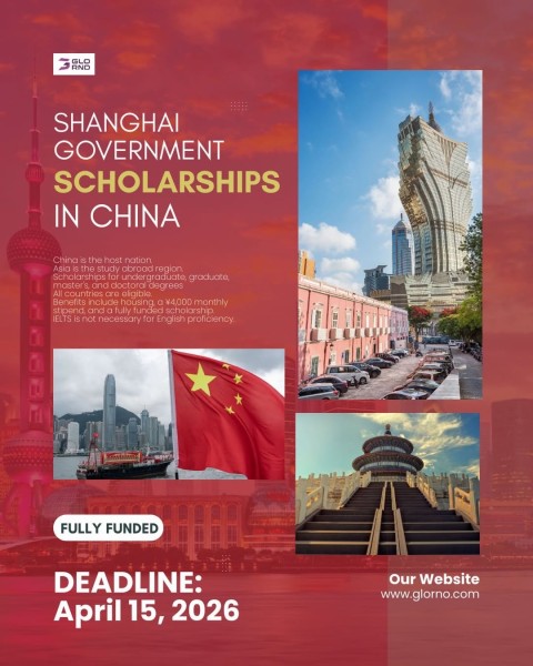 🇨🇳 Стипендиальная программа Шанхайского правительства 2026 | Fully Funded