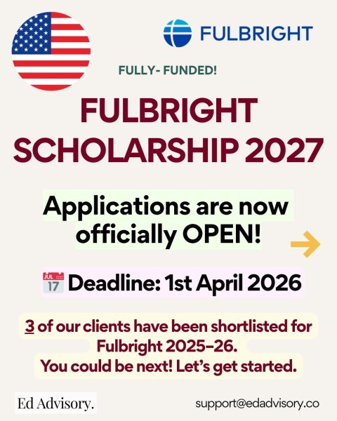 🇺🇸 Стипендия Фулбрайта 2027 | Приём заявок открыт