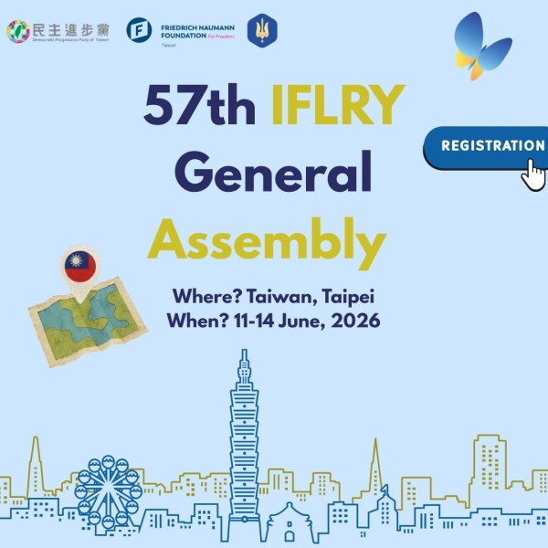 🇹🇼 Регистрация открыта: 57-я Генеральная ассамблея IFLRY 2026 в Тайбэе — участие международных молодежных организаций