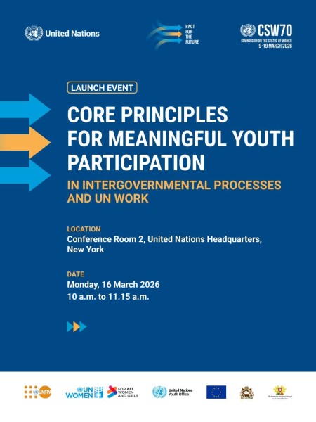 Презентация Основных принципов содержательного участия молодежи в межправительственных процессах и работе ООН