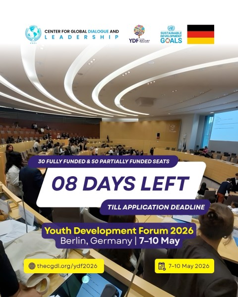 Последний шанс подать заявку: Youth Development Forum 2026 в Берлине