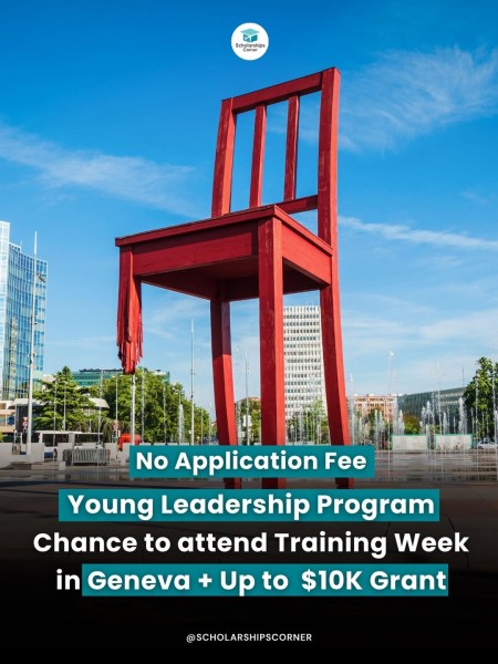 Программа молодого лидерства 2026 |  Неделя тренинга в Женеве + Грант на проект до $10 000 | Opportunity to Attend Training Week in Geneva + Up to $10,000 Project Grant