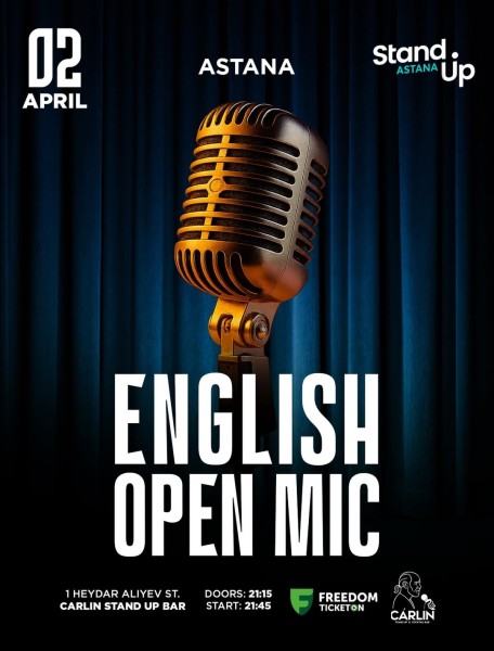 Stand Up: Open Mic┃Астана 02.04.2026