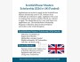 Стипендия ScottishPower Masters Scholarship 2026 в Великобритании (финансируемая)