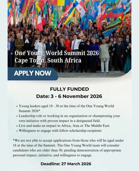 Полностью финансируемый глобальный молодёжный саммит в Южной Африке