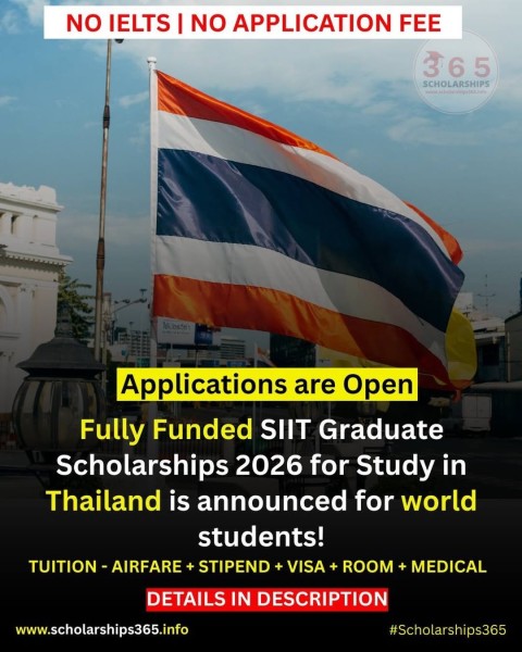Программа стипендий SIIT Graduate Scholarship 2026 в Таиланде