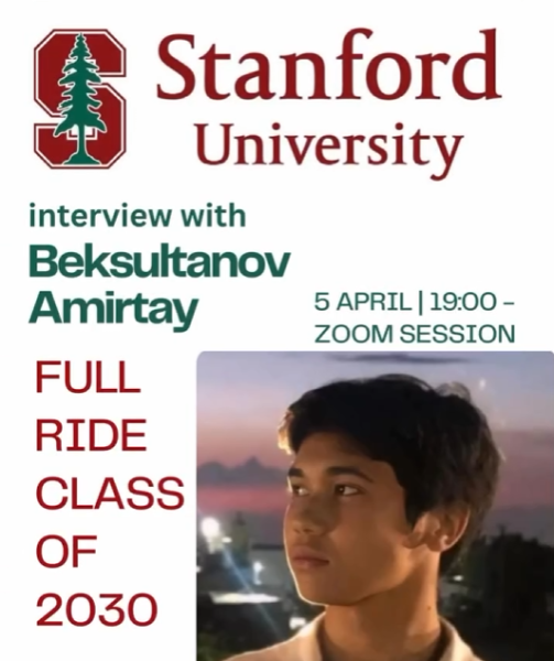 Первый тренинг в AdmitLab — с Амиртаем (Stanford University, Full Ride Class of 2023)
