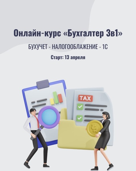 Курс: «Бухгалтерия 3в1» от Denmar