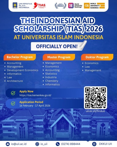 Полностью оплачиваемая стипендия в Индонезии – открыт набор TIAS 2026 | The Indonesian AID Scholarship (TIAS) 2026
