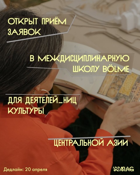 Прием заявок на участие в междисциплинарную школу Bölme 2026