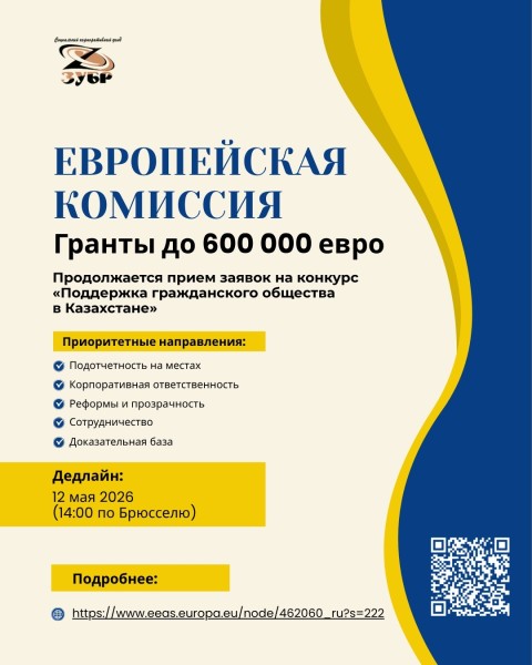 Грант от ЕС: до €600 000 на развитие гражданского общества