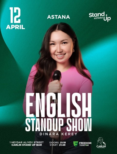 Stand Up: English StandUp show by Dinara Kerey┃Астана 12.04.2026
