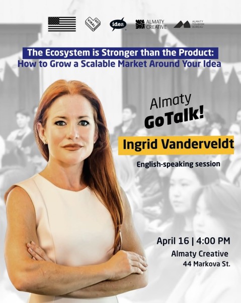 GoTalk в Алматы с Ингрид Вандервельдт