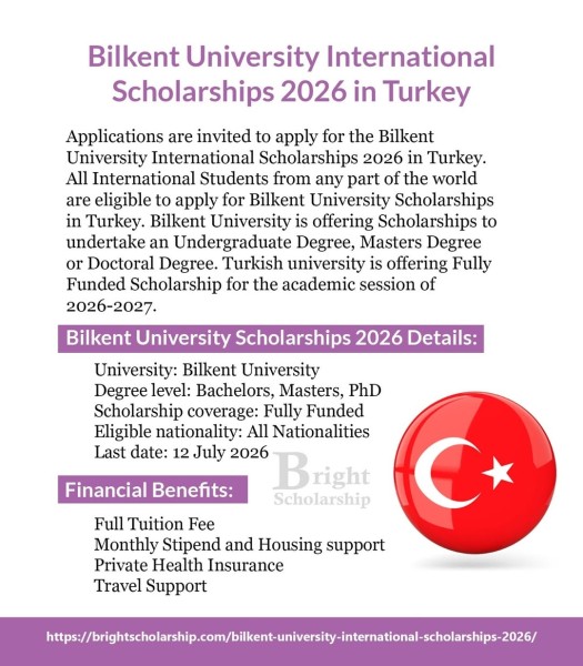 Bilkent University International Scholarships 2026 🇹🇷 | Полностью финансируемые стипендии в Турции