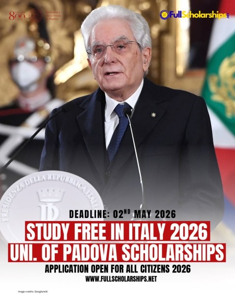 Стипендия Университета Падуи за академические достижения 2026: обучение в Италии с поддержкой
