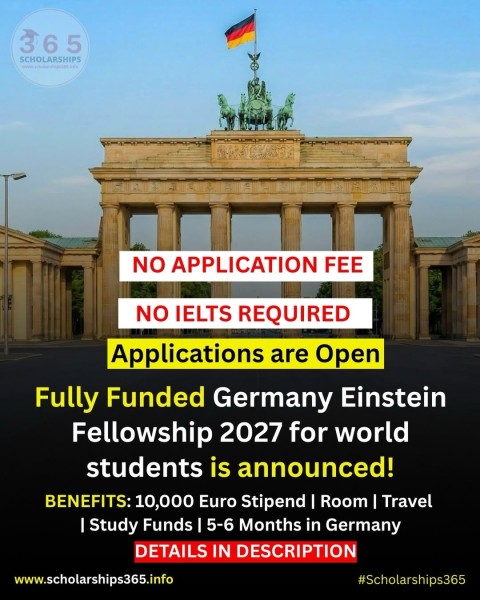 Стипендия Эйнштейна 2027: Германия без IELTS и без лишних барьеров