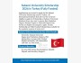 Стипендия Sabanci University 2026: обучение в Турции с полным финансированием