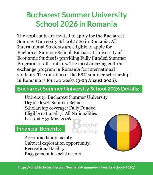 Bucharest Summer University 2026: летняя школа в Румынии с полным финансированием