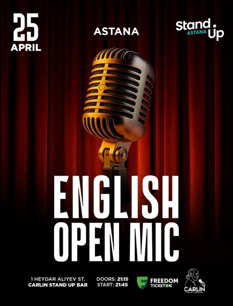 Stand Up: Open Mic┃Астана 25.04.2026