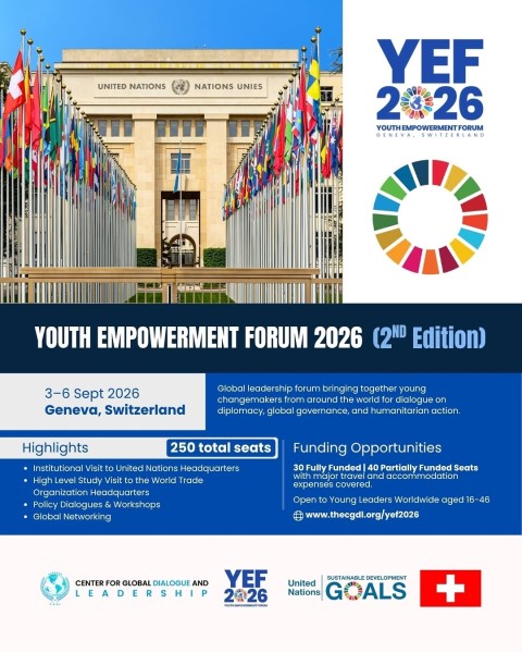 Программа лидерства Youth Empowerment Forum 2026 в Швейцарии