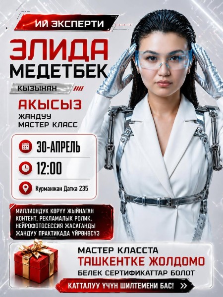 Мастер-класс по ИИ от Элиды Медетбек кызы
