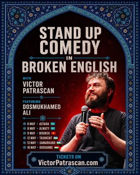 Stand Up: Victor Patrascan┃Алматы 08.05.2026