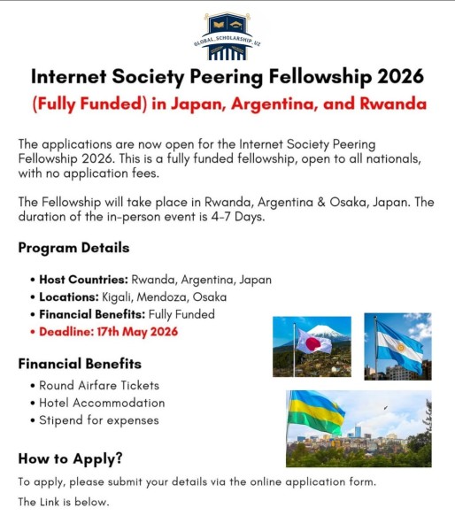 Программа Internet Society Peering Fellowship 2026