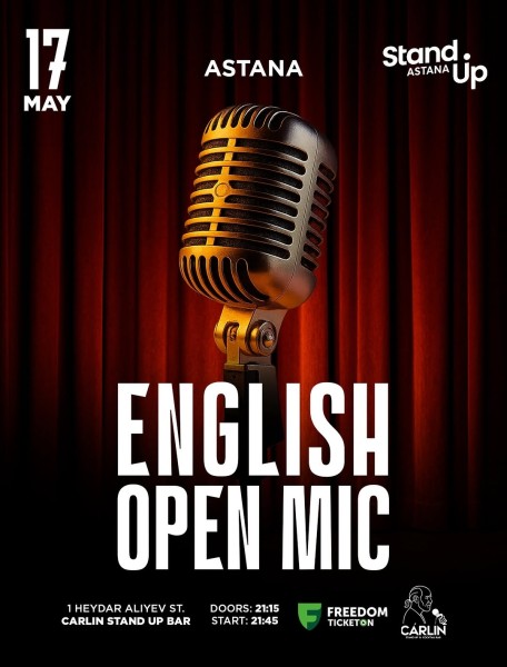 Stand Up: Open Mic┃Астана 17.05.2026