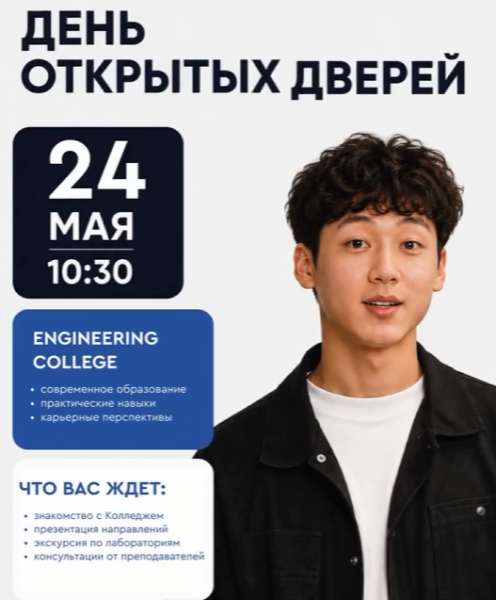 День открытых дверей в ENGINEERING COLLEGE